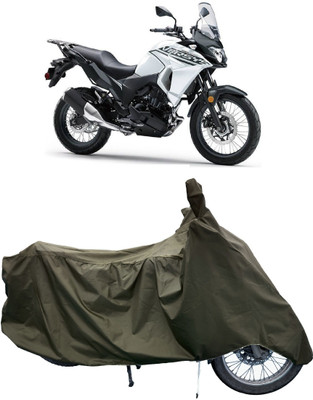 Tricway Two Wheeler Cover for Kawasaki(Versys X 300, Green)
