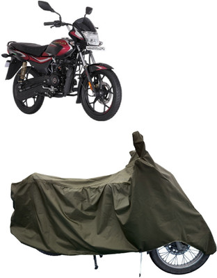 Tricway Two Wheeler Cover for Bajaj(Platina 110 H-Gear BS6, Green)