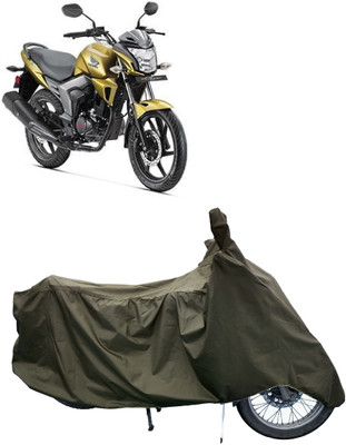 Tricway Two Wheeler Cover for Honda(CB Trigger, Green)