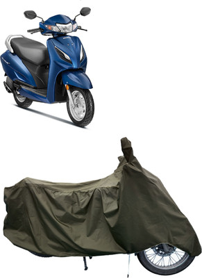 Tricway Two Wheeler Cover for Honda(Activa 6G, Green)