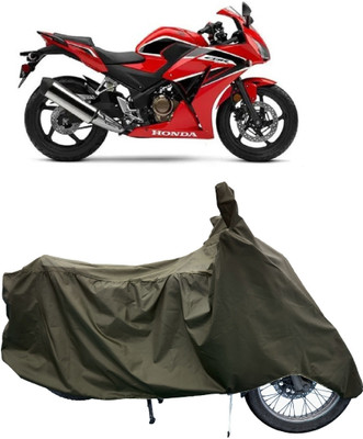 Tricway Two Wheeler Cover for Honda(CBR300R BS6, Green)