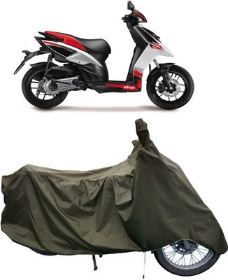 Tricway Two Wheeler Cover for Aprilia(SR 150, Green)