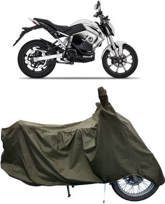 Tricway Two Wheeler Cover for Revolt(RV 400, Green)