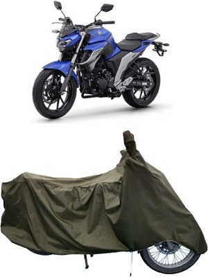 Tricway Two Wheeler Cover for Yamaha(Fazer-250 BS6, Green)