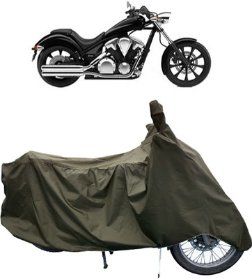 Tricway Two Wheeler Cover for Honda(VT 1300CX, Green)