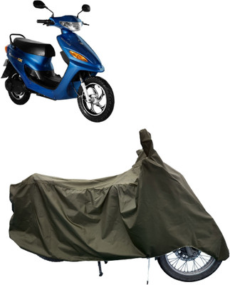 Tricway Two Wheeler Cover for Indus(Yo Electron, Green)