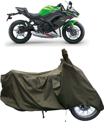 Tricway Two Wheeler Cover for Kawasaki(Ninja 650 bs6, Green)