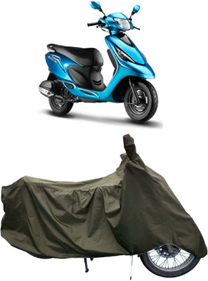 Tricway Two Wheeler Cover for TVS(Zest, Green)
