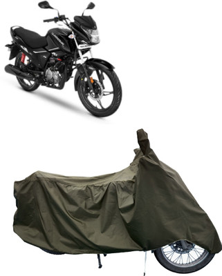 Tricway Two Wheeler Cover for Hero(MotoCorp Glamour, Green)