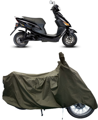 Tricway Two Wheeler Cover for Hero Electric(Electric Cruz, Green)