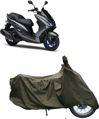 Tricway Two Wheeler Cover for Yamaha(Majesty S 155 maxi BS6, Green)