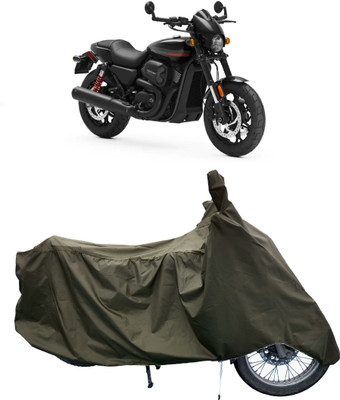 Tricway Two Wheeler Cover for Harley Davidson(Street Rod, Green)