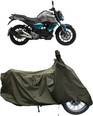 Tricway Two Wheeler Cover for Yamaha(FZ S V3, Green)