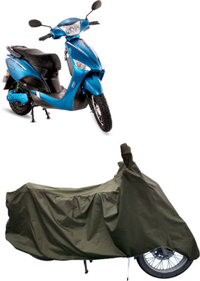 Tricway Two Wheeler Cover for Hero Electric(Electric Optima Plus, Green)
