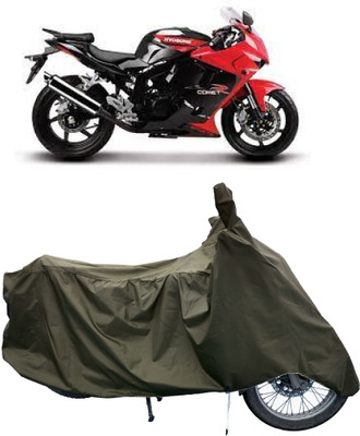 Tricway Two Wheeler Cover for Kinetic(Comet, Green)