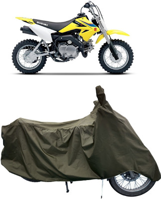Tricway Two Wheeler Cover for Suzuki(DR-Z50 BS6, Green)