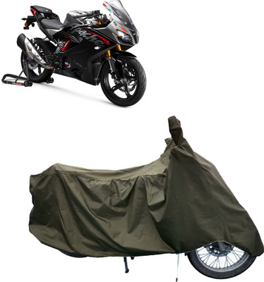 Tricway Two Wheeler Cover for TVS(Apache RTR 310, Green)