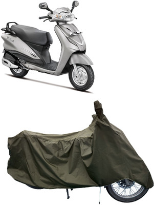 Tricway Two Wheeler Cover for Hero(Duet VX 110CC, Green)