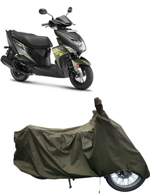 Tricway Two Wheeler Cover for Yamaha(Cygnus Ray ZR BS6, Green)