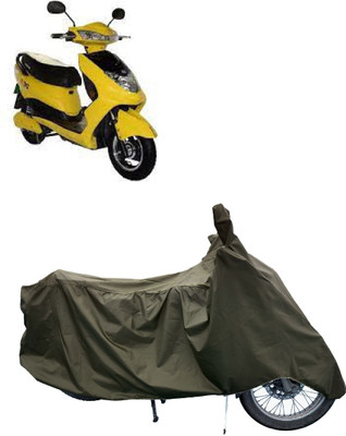 Tricway Two Wheeler Cover for Okinawa(R30 electric scooter, Green)