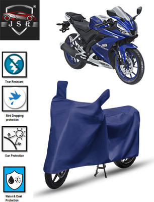 J S R Waterproof Two Wheeler Cover for Yamaha(YZF R15 V3 BS6 BS6, Blue)