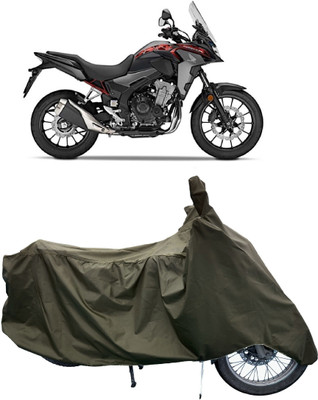 Tricway Two Wheeler Cover for Honda(CB 500, Green)