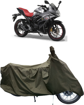 Tricway Two Wheeler Cover for Suzuki(Gixxer Special Edition BS6, Green)