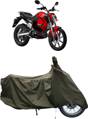 Tricway Two Wheeler Cover for Revolt(Motors RV 400 BS6, Green)