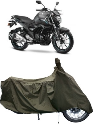 Tricway Two Wheeler Cover for Yamaha(FZ S V3.0 FI, Green)