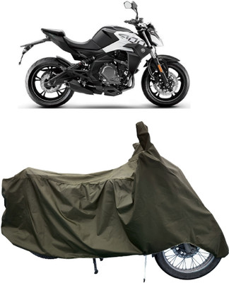 Tricway Two Wheeler Cover for CFMoto(400NK BS6, Green)