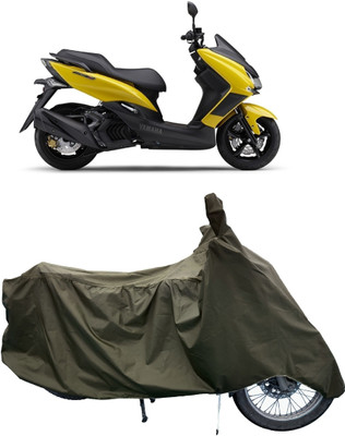 Tricway Two Wheeler Cover for Yamaha(Majesty S 155 maxi, Green)