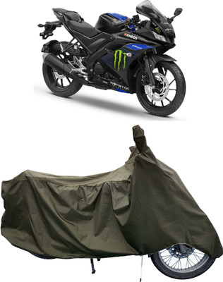 Tricway Two Wheeler Cover for Yamaha(YZF R15 V3 Moto GP Edition, Green)