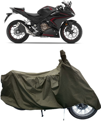 Tricway Two Wheeler Cover for Honda(CBR500R BS6, Green)