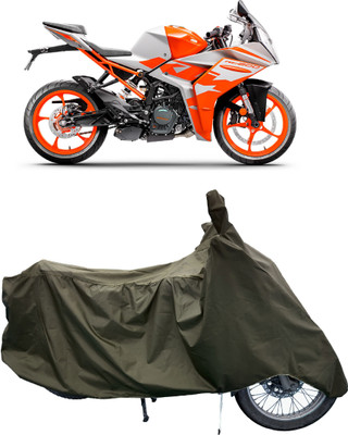 Tricway Two Wheeler Cover for KTM(RC 200 BS6, Green)
