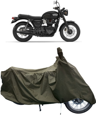 Tricway Two Wheeler Cover for Triumph(Bonneville T100, Green)