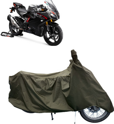Tricway Two Wheeler Cover for TVS(Apache RR 310, Green)