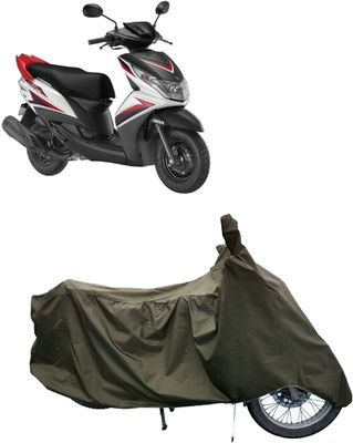 Tricway Two Wheeler Cover for Yamaha(Ray Z BS6, Green)