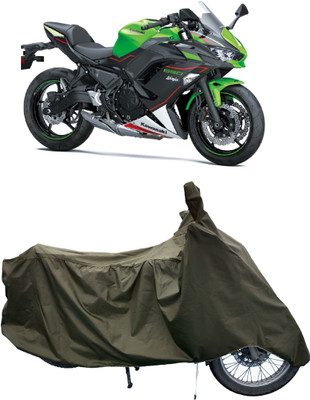 Tricway Two Wheeler Cover for Kawasaki(Ninja 650, Green)