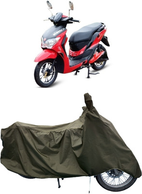 Tricway Two Wheeler Cover for Hero Electric(Dash, Green)