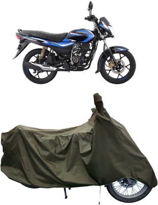 Tricway Two Wheeler Cover for Bajaj(Platina 110 H-Gear, Green)