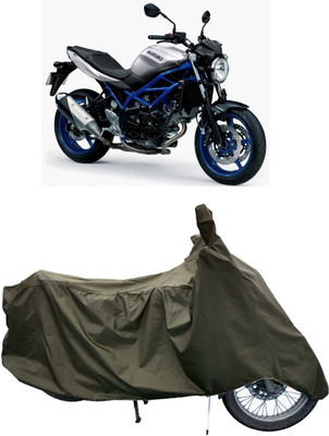 Tricway Two Wheeler Cover for Suzuki(SV 650 BS6, Green)