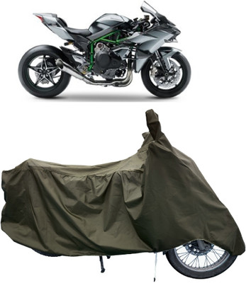Tricway Two Wheeler Cover for Kawasaki(Ninja H2, Green)