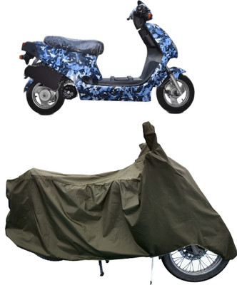 Tricway Two Wheeler Cover for Hero Electric(Electric AXLHE-20, Green)