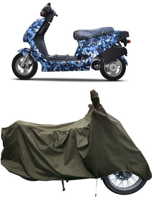Tricway Two Wheeler Cover for Hero Electric(Electric AXLHE-20 BS6, Green)