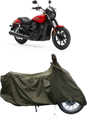 Tricway Two Wheeler Cover for Harley Davidson(Street 750, Green)