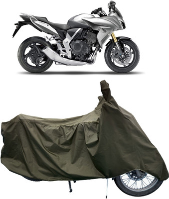 Tricway Two Wheeler Cover for Honda(CBF 1000, Green)