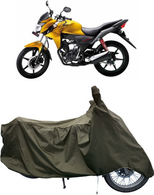 Tricway Two Wheeler Cover for Honda(CB Twister, Green)