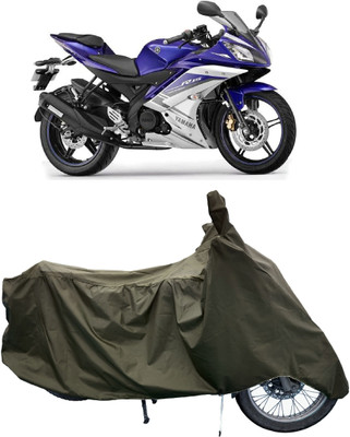 Tricway Two Wheeler Cover for Yamaha(YZF-R15 V2 BS6, Green)