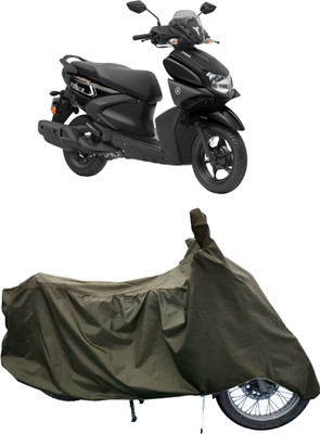 Tricway Two Wheeler Cover for Yamaha(Ray-ZR 125FI BS6, Green)