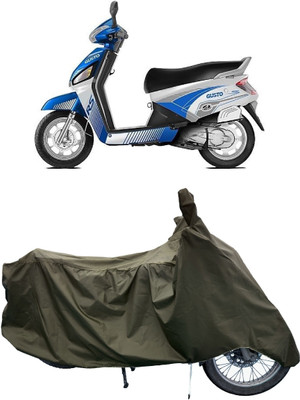 Tricway Two Wheeler Cover for Mahindra(Gusto Electric BS6, Green)